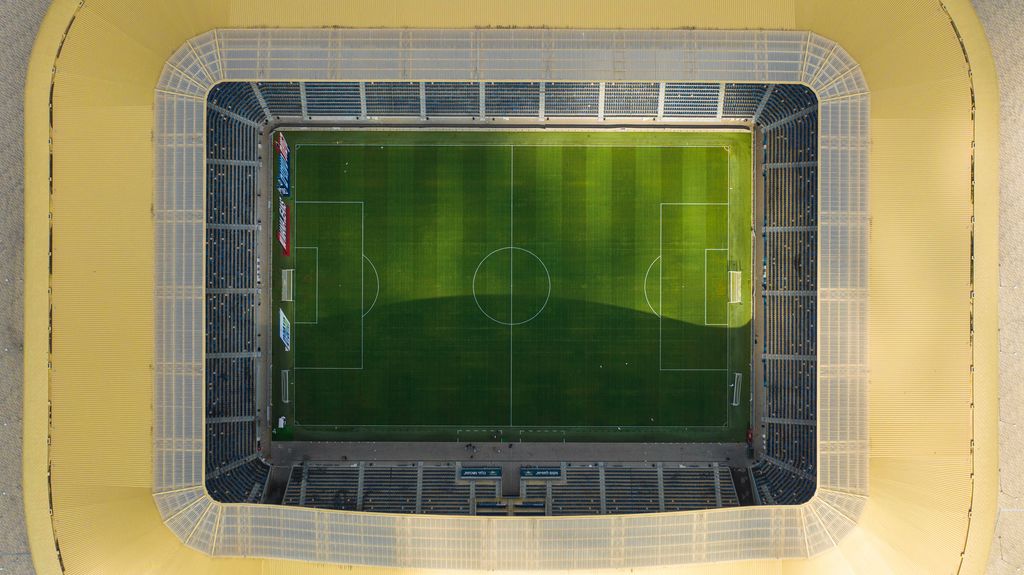 אצטדיון סמי עופר תמונת רחפן